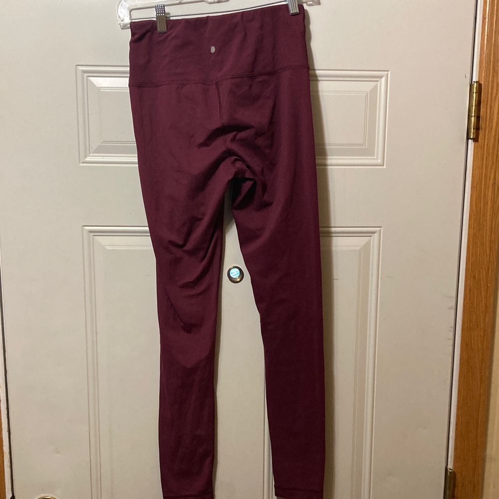 Yogalicious Maroon Leggings M